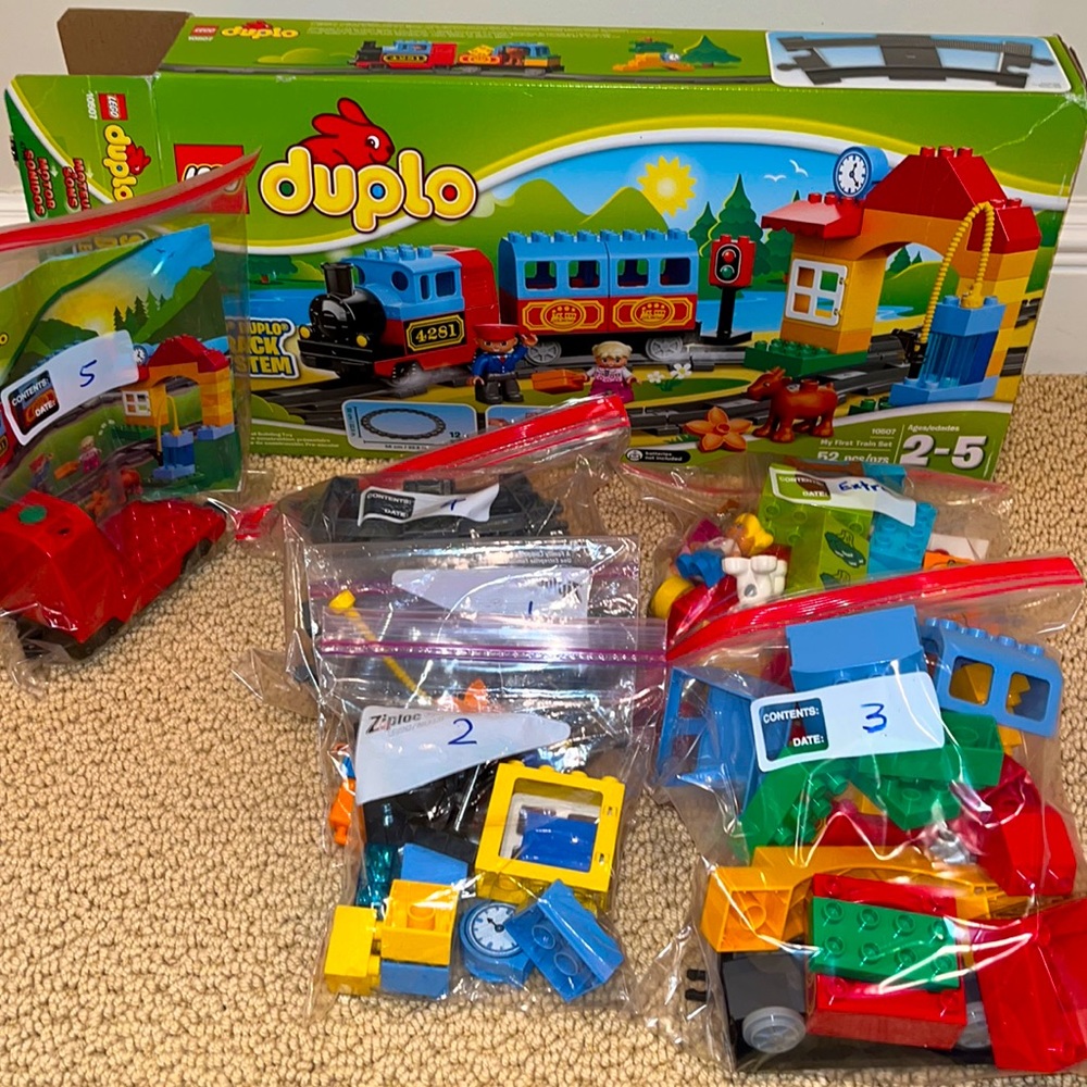 LEGO Duplo Track System + Farm Market kit